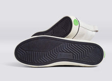 Load image into Gallery viewer, CATIBA High Stripe Off White Suede and Canvas Black Logo Sneaker Women

