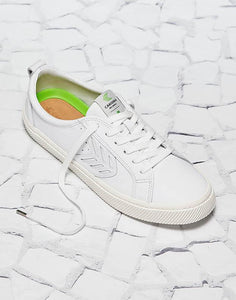 CATIBA Low Off White Leather Sneaker Men