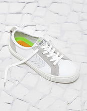 Load image into Gallery viewer, CATIBA Low Off White Leather Ice Suede Accents Sneaker Men
