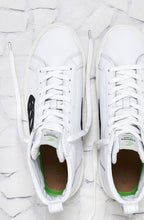 Load image into Gallery viewer, CATIBA High Off White Leather Black Logo Sneaker Women
