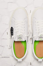 Load image into Gallery viewer, CATIBA Low Off White Leather Black Logo Sneaker Women
