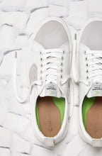 Load image into Gallery viewer, CATIBA Low Off White Canvas Ice Suede Accents Sneaker Men
