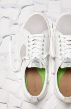 Load image into Gallery viewer, CATIBA Low Off White Canvas Ice Suede Accents Sneaker Women
