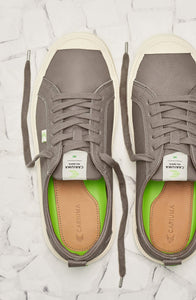 OCA Low Grey Premium Leather Sneaker Women