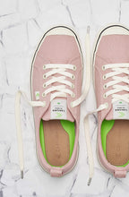 Load image into Gallery viewer, OCA Low Stripe Rose Canvas Sneaker Women
