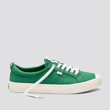 Load image into Gallery viewer, OCA Low Green Canvas Sneaker Women
