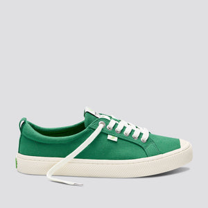 OCA Low Green Canvas Sneaker Women