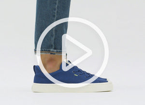 IBI Low Mineral Blue Knit Sneaker Men