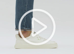 IBI Low Off White Knit Sneaker Men