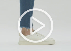 IBI Low Off White Knit Sneaker Women