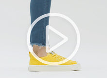 Load image into Gallery viewer, IBI Low Sun Yellow Knit Sneaker Women
