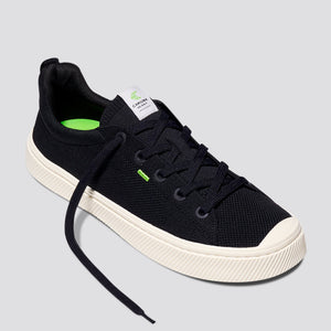 IBI Low Black Knit Sneaker Men