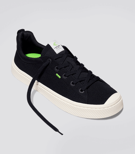 IBI Low Black Knit Sneaker Men