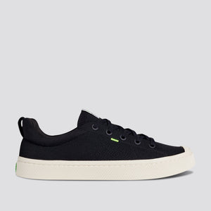 IBI Low Black Knit Sneaker Men