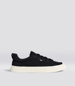 IBI Low Black Knit Sneaker Men