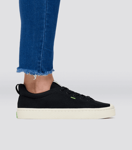 IBI Low Black Knit Sneaker Women