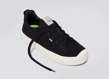 Load image into Gallery viewer, IBI Low Black Knit Sneaker Women
