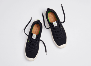 IBI Low Black Knit Sneaker Men