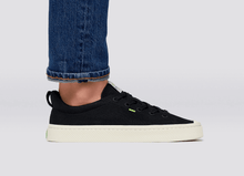 Load image into Gallery viewer, IBI Low Black Knit Sneaker Men
