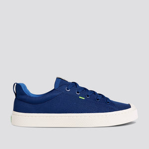 IBI Low Mineral Blue Knit Sneaker Men