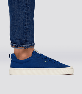 IBI Low Mineral Blue Knit Sneaker Men