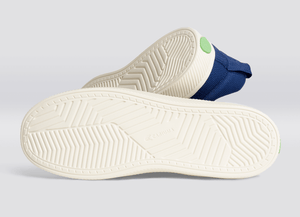 IBI Low Mineral Blue Knit Sneaker Women