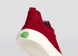 IBI Low Raw Red Knit Sneaker Men