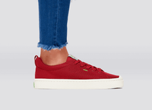 Load image into Gallery viewer, IBI Low Raw Red Knit Sneaker Women
