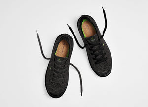 IBI Low Stone Black Knit Sneaker Men