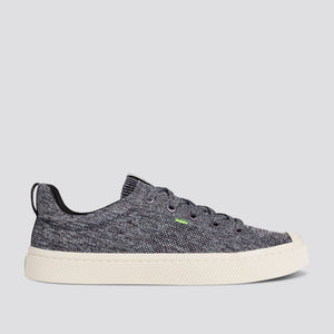 IBI Low Stone Grey Knit Sneaker Men