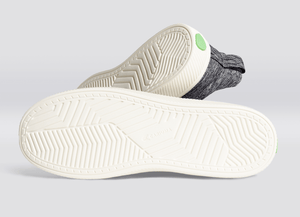IBI Low Stone Grey Knit Sneaker Women