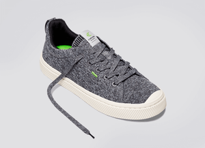 IBI Low Stone Grey Knit Sneaker Women