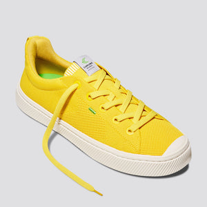 IBI Low Sun Yellow Knit Sneaker Men