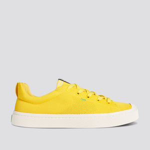 IBI Low Sun Yellow Knit Sneaker Men