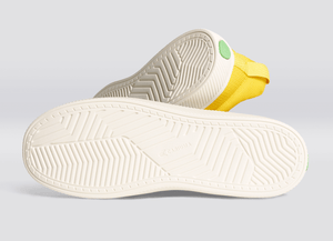 IBI Low Sun Yellow Knit Sneaker Women