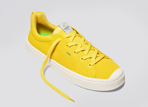 IBI Low Sun Yellow Knit Sneaker Men