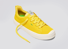 Load image into Gallery viewer, IBI Low Sun Yellow Knit Sneaker Women
