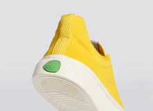 Load image into Gallery viewer, IBI Low Sun Yellow Knit Sneaker Women
