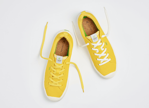 IBI Low Sun Yellow Knit Sneaker Women