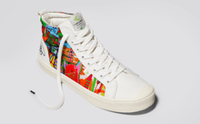 Load image into Gallery viewer, OCA High Off White JPOArt Canvas Sneaker Women
