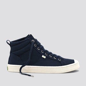 OCA High Navy Canvas Sneaker Men