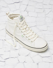 Load image into Gallery viewer, OCA High Stripe White Canvas Sneaker Men
