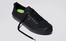 Load image into Gallery viewer, OCA Low All Black Canvas Sneaker Men

