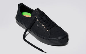 OCA Low All Black Canvas Sneaker Women