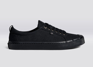 OCA Low All Black Canvas Sneaker Men