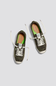 OCA Low Stripe Camouflage Suede Sneaker Men