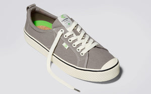 OCA Low Stripe Mystic Grey Canvas Sneaker Men