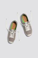 Load image into Gallery viewer, OCA Low Stripe Mystic Grey Canvas Sneaker Women
