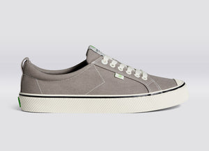 OCA Low Stripe Mystic Grey Canvas Sneaker Men