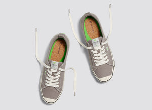 OCA Low Stripe Mystic Grey Canvas Sneaker Men